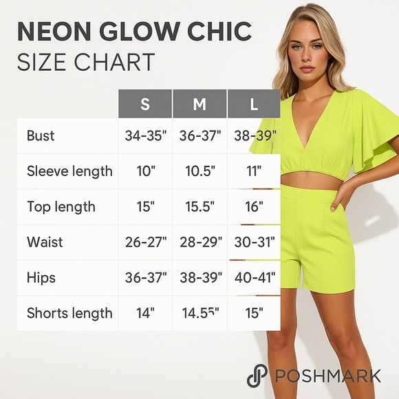 Neon Green Two-Piece Set - Picture 6 of 6